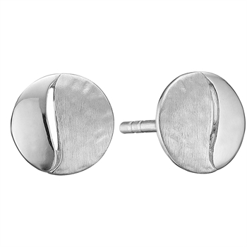Christina Collect 925 sterling silver Mix it Beautiful stud earrings, also available in gold plated silver and 2 coloured, model 671-S90